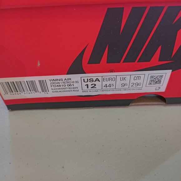 Size 10.5 - Air Jordan 1 Retro OG 2023 High Satin Bred mens 10.5 womens 12 - Picture 7 of 12